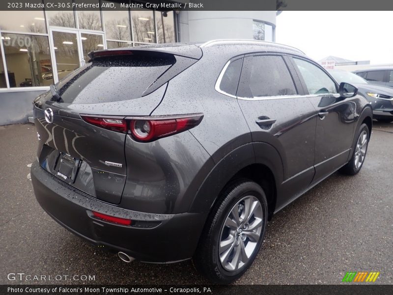 Machine Gray Metallic / Black 2023 Mazda CX-30 S Preferred AWD