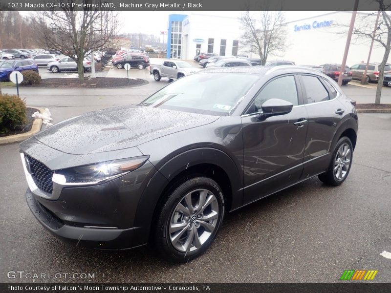 Machine Gray Metallic / Black 2023 Mazda CX-30 S Preferred AWD