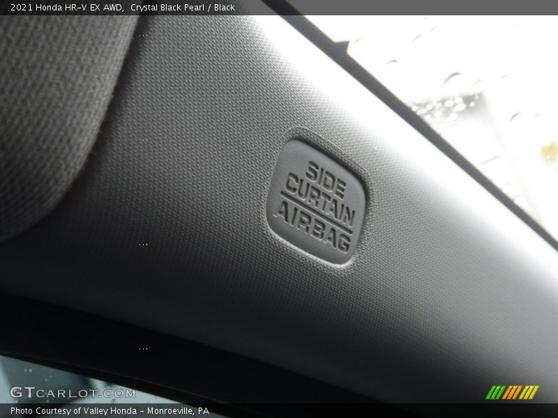 Crystal Black Pearl / Black 2021 Honda HR-V EX AWD