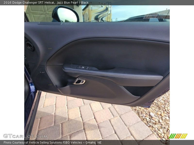 Jazz Blue Pearl / Black 2016 Dodge Challenger SRT Hellcat