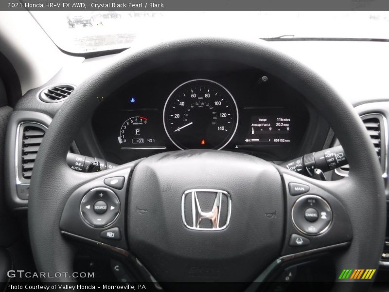 Crystal Black Pearl / Black 2021 Honda HR-V EX AWD