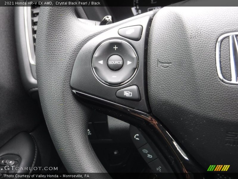Crystal Black Pearl / Black 2021 Honda HR-V EX AWD