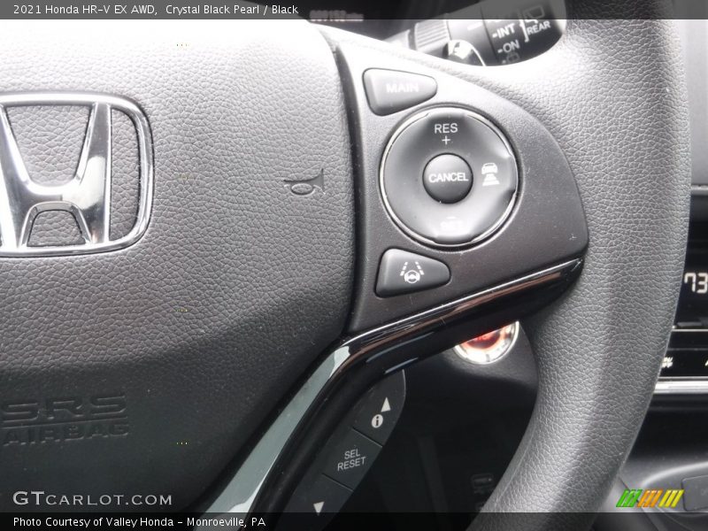 Crystal Black Pearl / Black 2021 Honda HR-V EX AWD