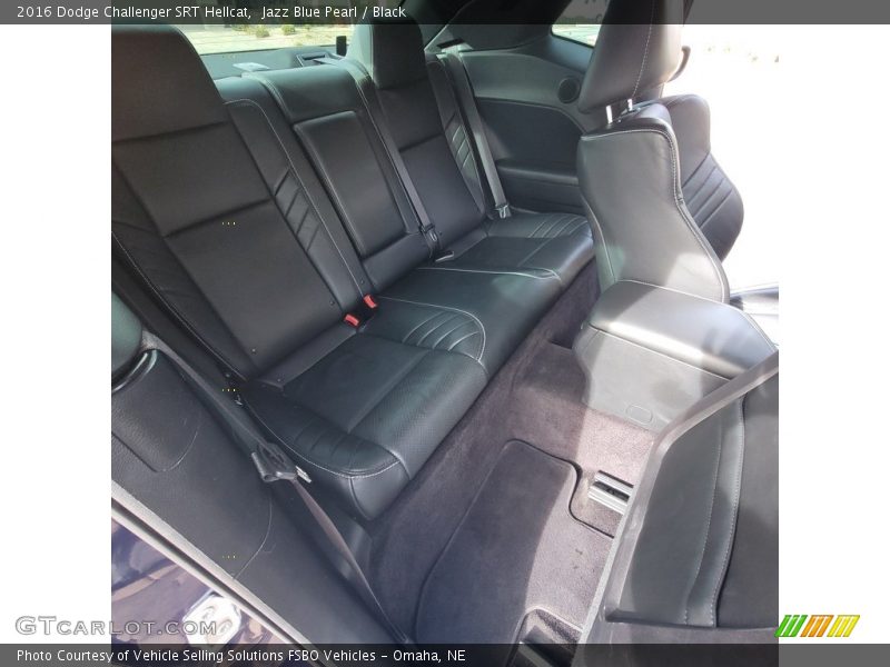 Rear Seat of 2016 Challenger SRT Hellcat