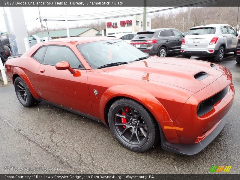 Front 3/4 View of 2023 Challenger SRT Hellcat JailBreak