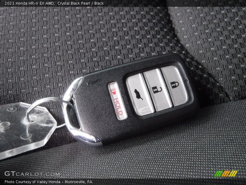 Crystal Black Pearl / Black 2021 Honda HR-V EX AWD
