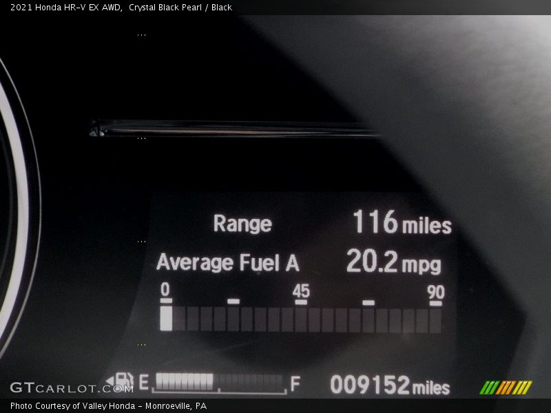 Crystal Black Pearl / Black 2021 Honda HR-V EX AWD