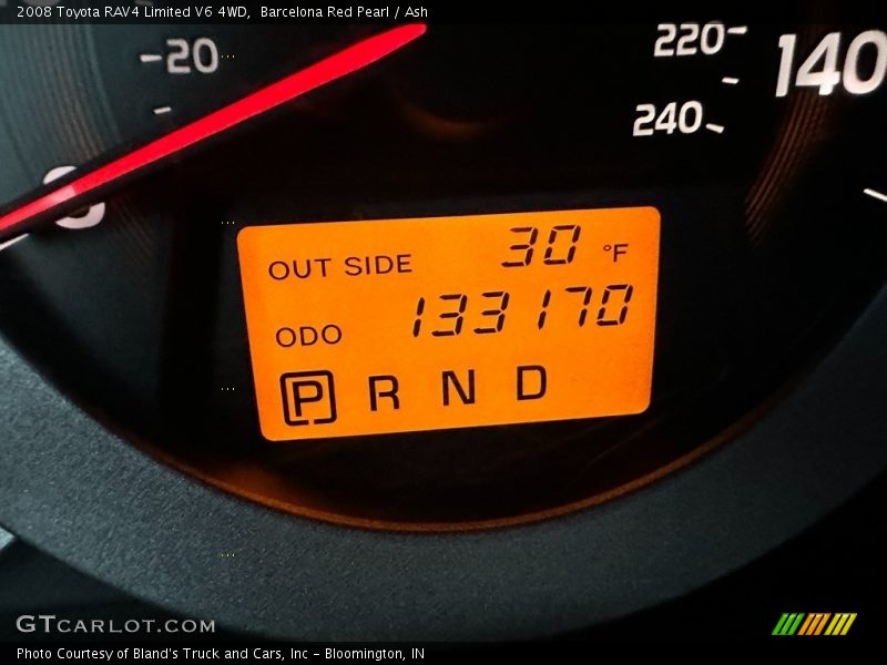 Barcelona Red Pearl / Ash 2008 Toyota RAV4 Limited V6 4WD