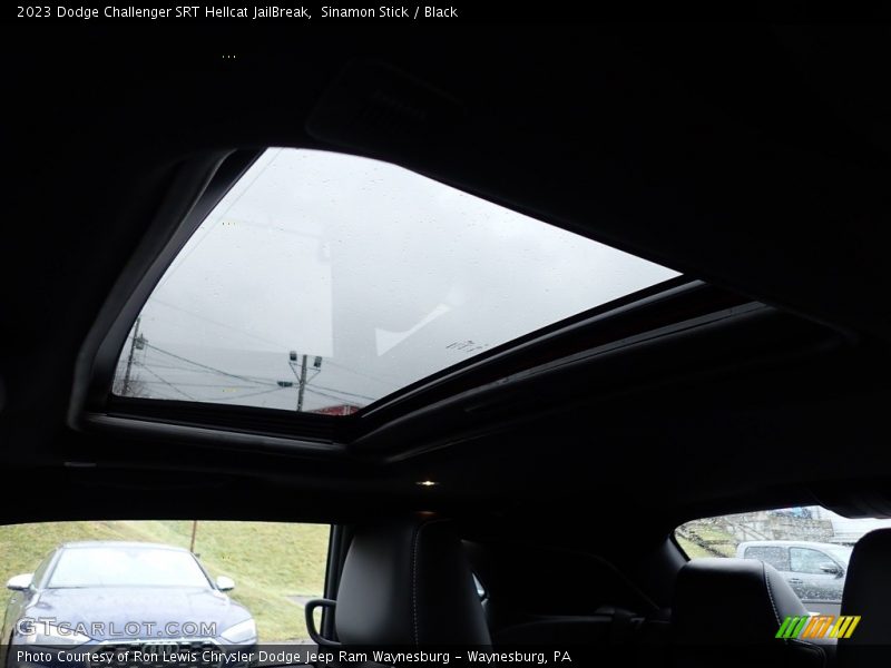 Sunroof of 2023 Challenger SRT Hellcat JailBreak