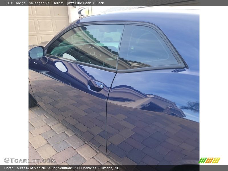 Jazz Blue Pearl / Black 2016 Dodge Challenger SRT Hellcat