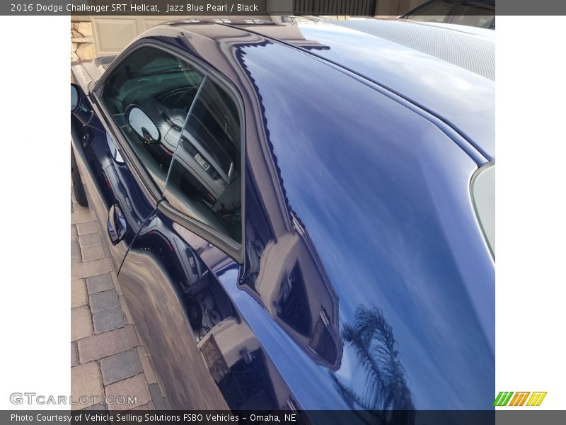 Jazz Blue Pearl / Black 2016 Dodge Challenger SRT Hellcat