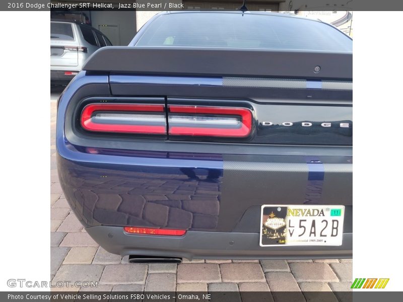 Jazz Blue Pearl / Black 2016 Dodge Challenger SRT Hellcat