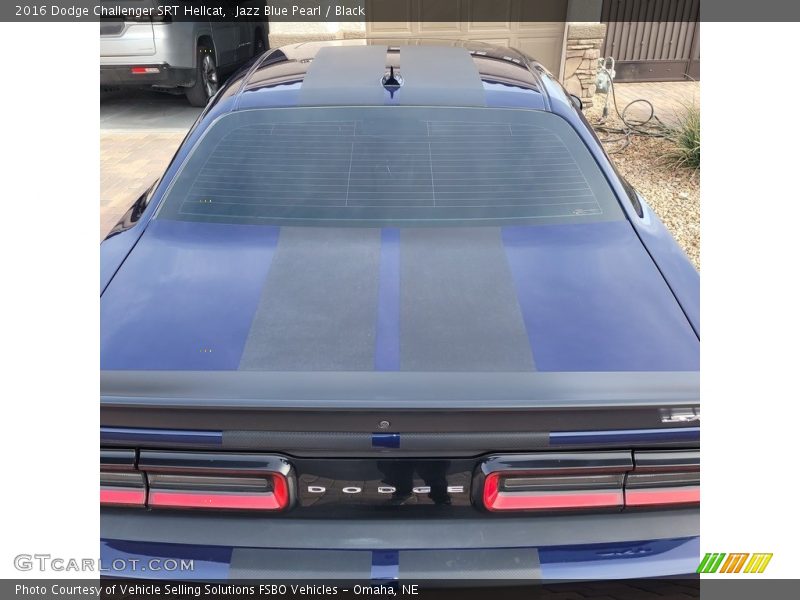 Jazz Blue Pearl / Black 2016 Dodge Challenger SRT Hellcat