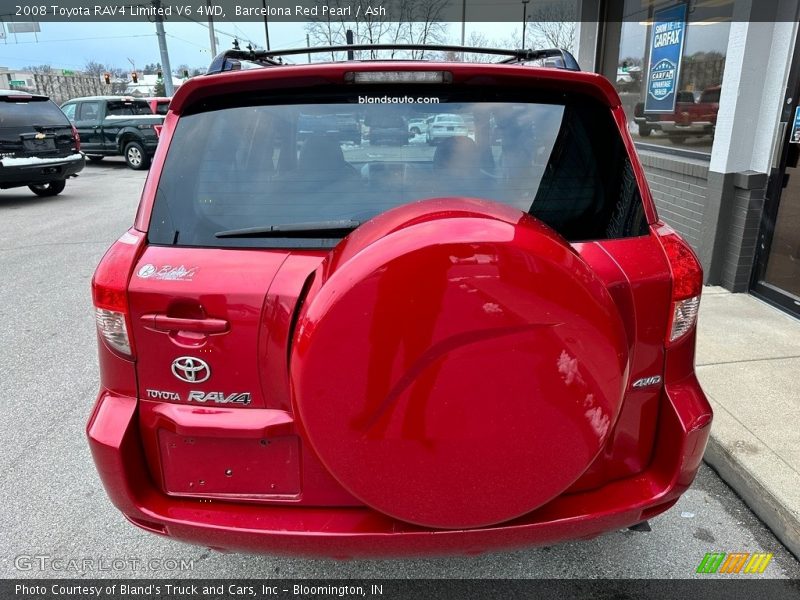 Barcelona Red Pearl / Ash 2008 Toyota RAV4 Limited V6 4WD