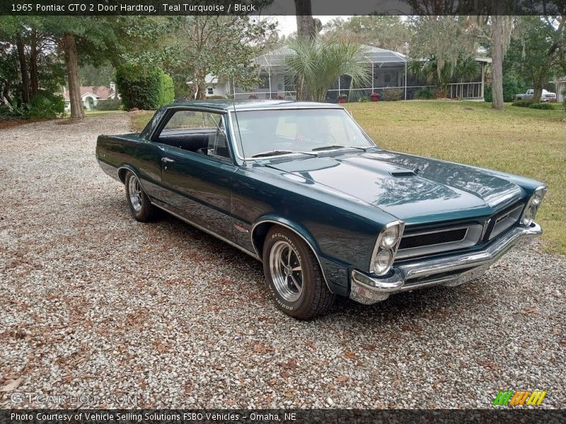Teal Turquoise / Black 1965 Pontiac GTO 2 Door Hardtop