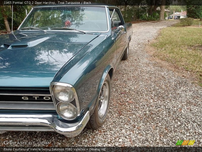 Teal Turquoise / Black 1965 Pontiac GTO 2 Door Hardtop