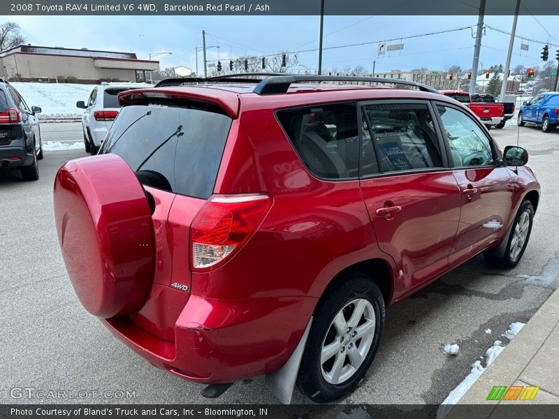 Barcelona Red Pearl / Ash 2008 Toyota RAV4 Limited V6 4WD