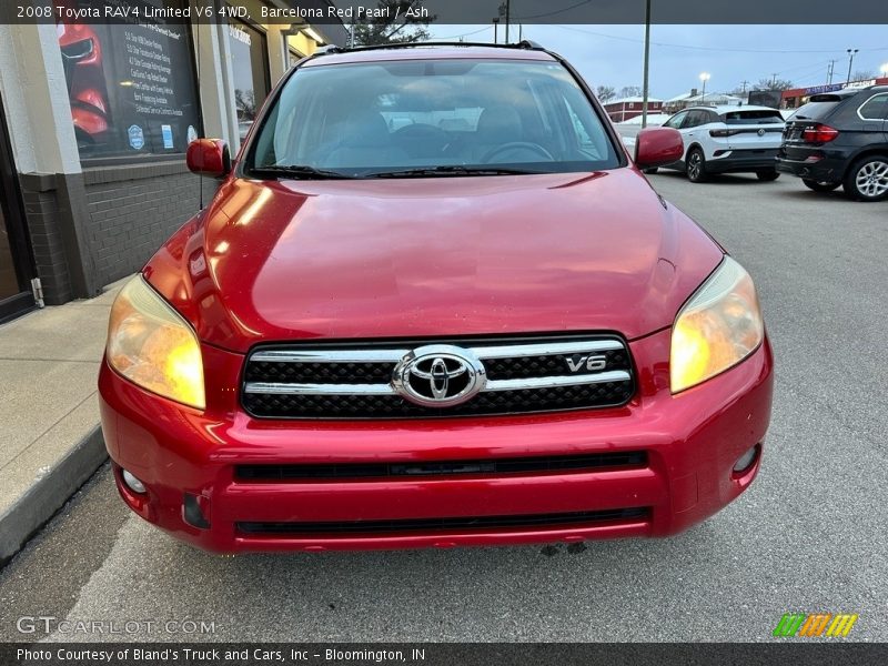 Barcelona Red Pearl / Ash 2008 Toyota RAV4 Limited V6 4WD