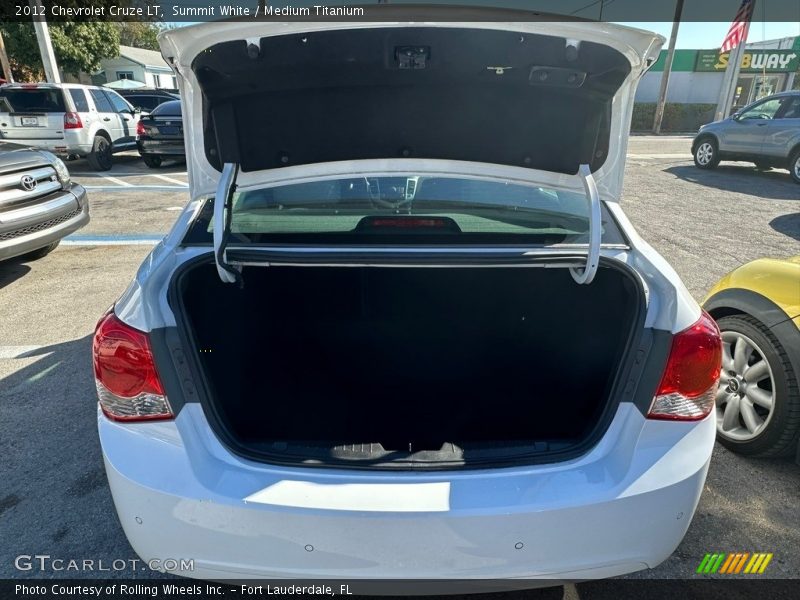 Summit White / Medium Titanium 2012 Chevrolet Cruze LT