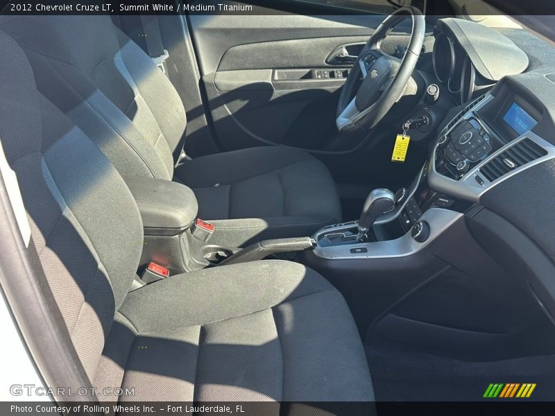 Summit White / Medium Titanium 2012 Chevrolet Cruze LT