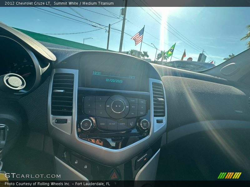 Summit White / Medium Titanium 2012 Chevrolet Cruze LT