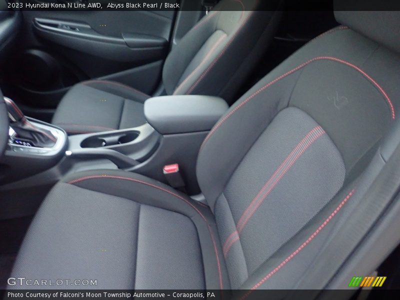 Front Seat of 2023 Kona N Line AWD