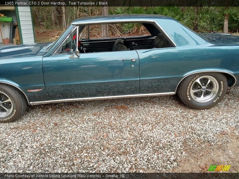 Teal Turquoise / Black 1965 Pontiac GTO 2 Door Hardtop