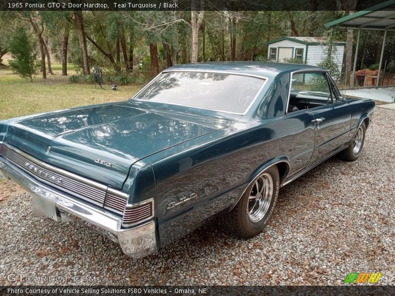 Teal Turquoise / Black 1965 Pontiac GTO 2 Door Hardtop