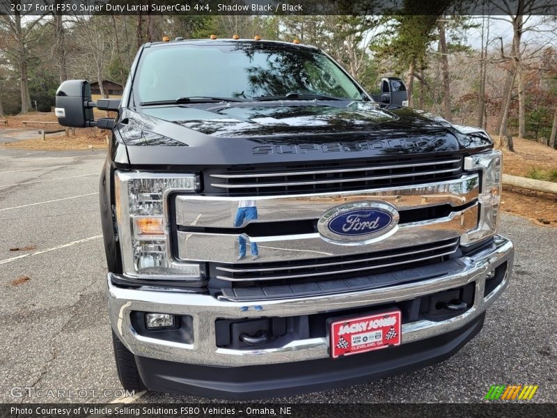 Shadow Black / Black 2017 Ford F350 Super Duty Lariat SuperCab 4x4