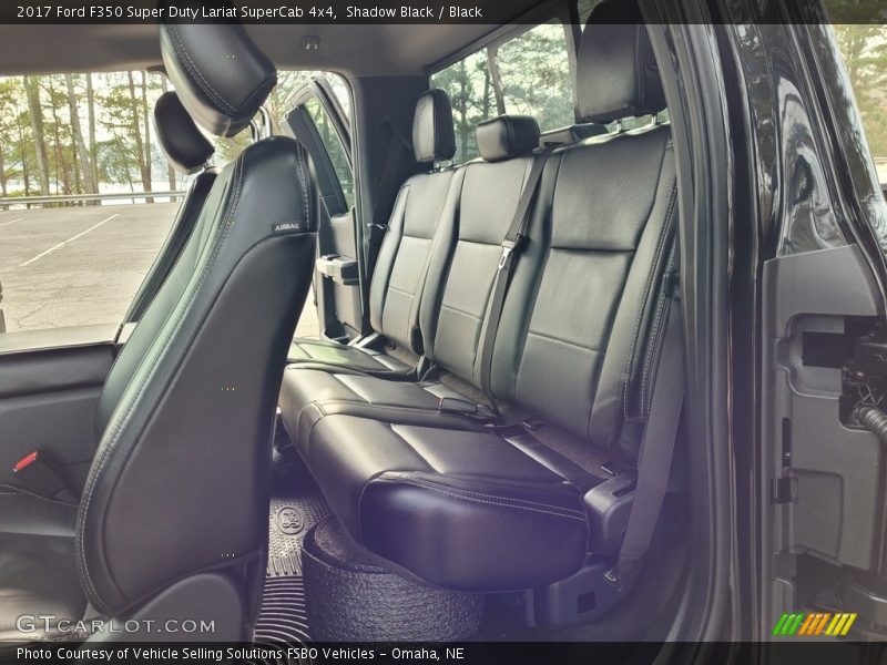 Rear Seat of 2017 F350 Super Duty Lariat SuperCab 4x4