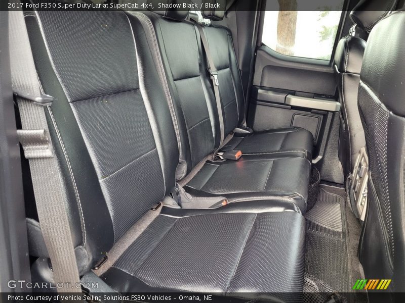 Rear Seat of 2017 F350 Super Duty Lariat SuperCab 4x4