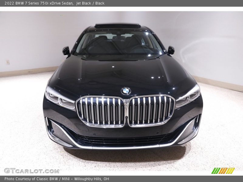 Jet Black / Black 2022 BMW 7 Series 750i xDrive Sedan