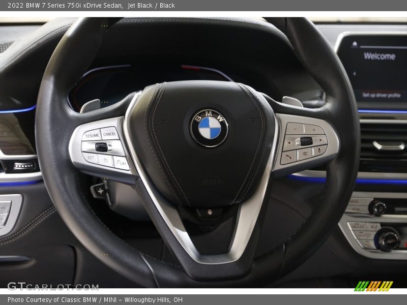  2022 7 Series 750i xDrive Sedan Steering Wheel