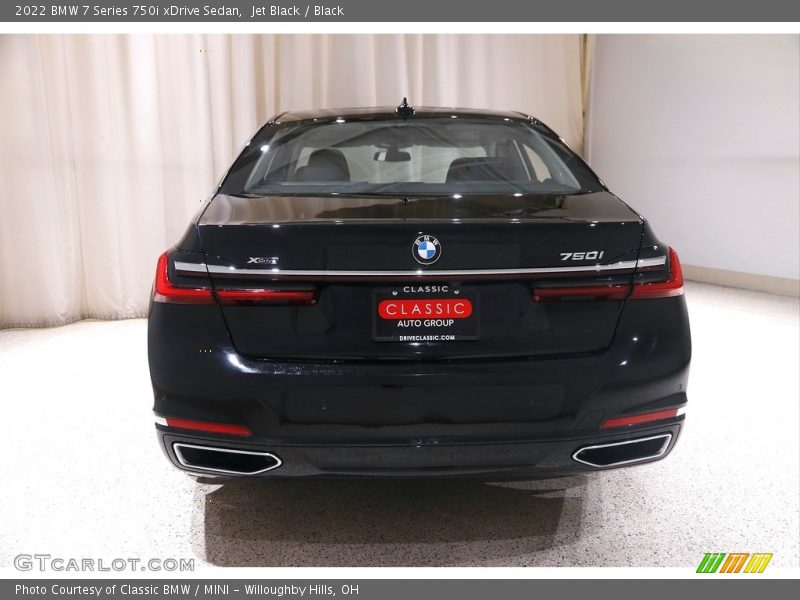 Jet Black / Black 2022 BMW 7 Series 750i xDrive Sedan