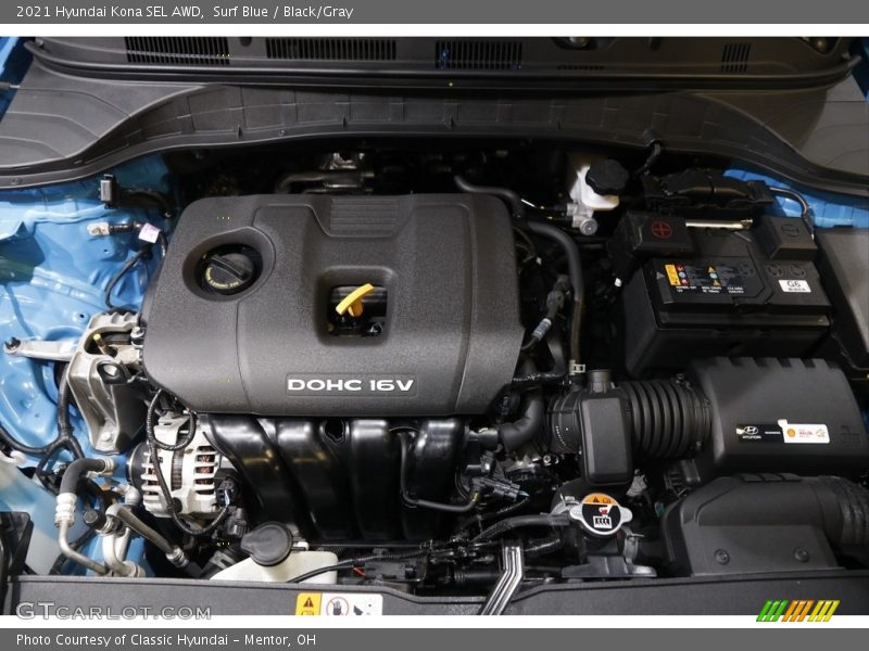  2021 Kona SEL AWD Engine - 2.0 Liter DOHC 16-Valve D-CVVT 4 Cylinder