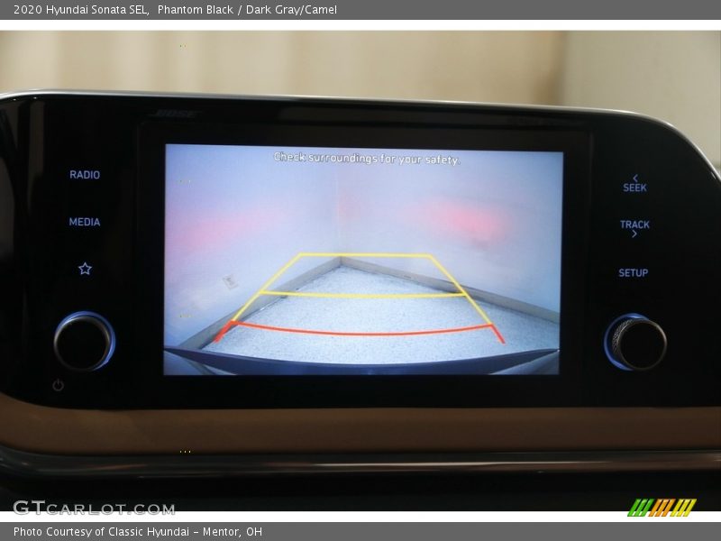 Phantom Black / Dark Gray/Camel 2020 Hyundai Sonata SEL