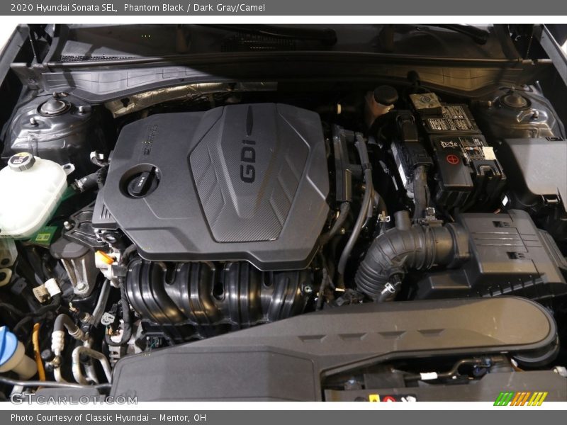 Phantom Black / Dark Gray/Camel 2020 Hyundai Sonata SEL