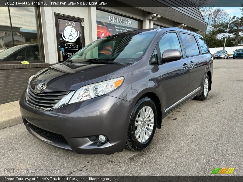 Predawn Gray Mica / Light Gray 2012 Toyota Sienna XLE