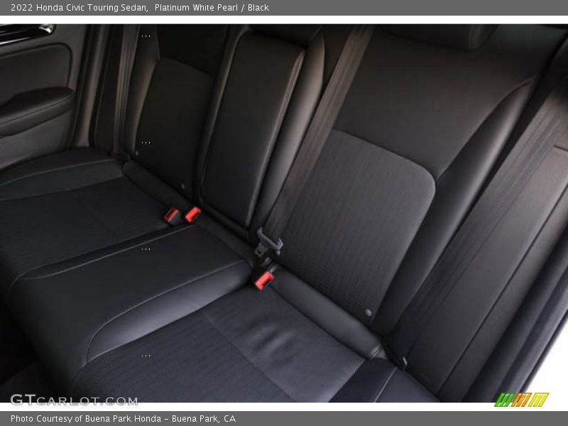 Platinum White Pearl / Black 2022 Honda Civic Touring Sedan