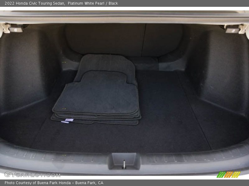 Platinum White Pearl / Black 2022 Honda Civic Touring Sedan