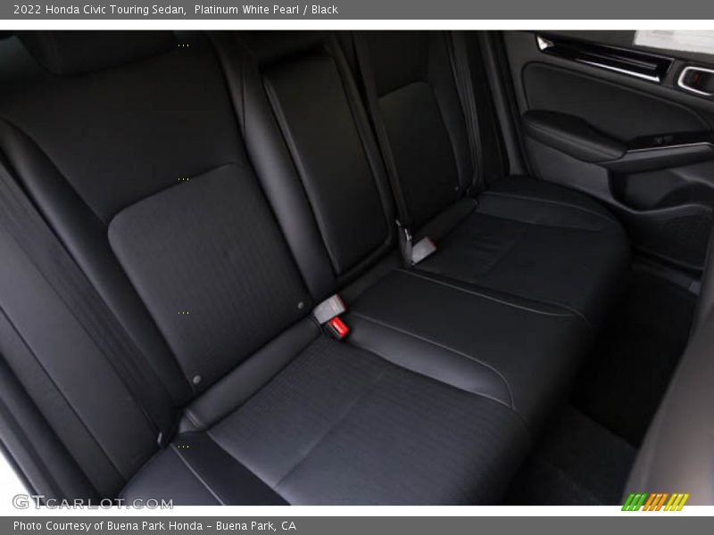 Platinum White Pearl / Black 2022 Honda Civic Touring Sedan