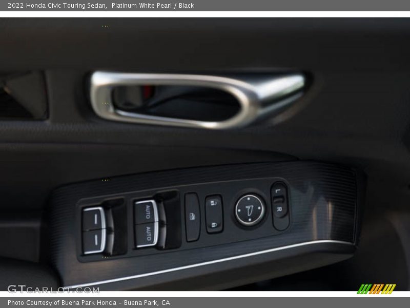 Platinum White Pearl / Black 2022 Honda Civic Touring Sedan