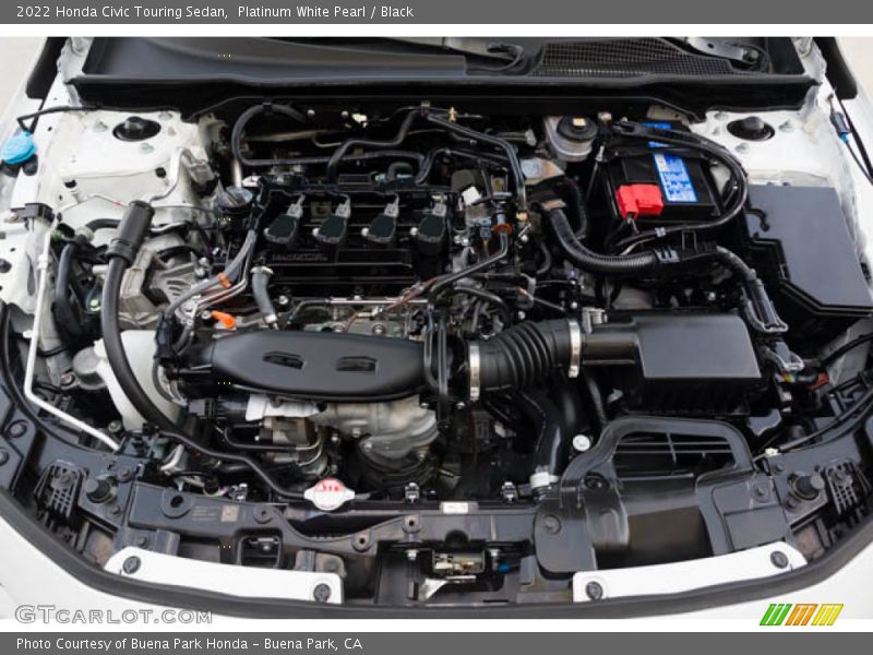 Platinum White Pearl / Black 2022 Honda Civic Touring Sedan