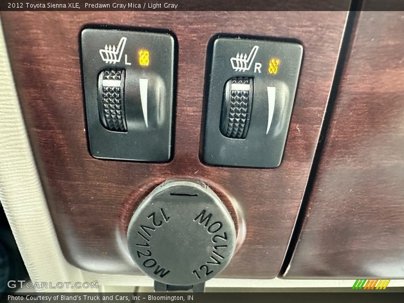 Predawn Gray Mica / Light Gray 2012 Toyota Sienna XLE