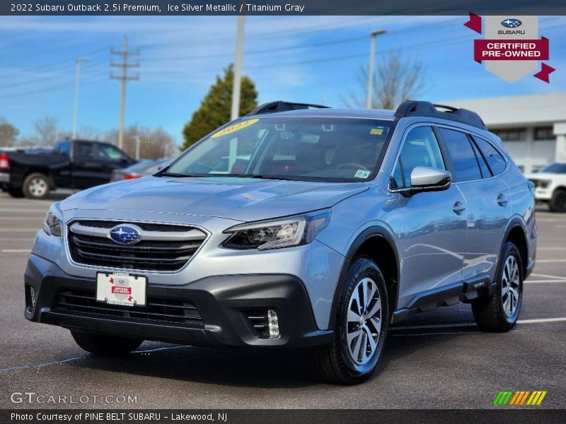 Ice Silver Metallic / Titanium Gray 2022 Subaru Outback 2.5i Premium
