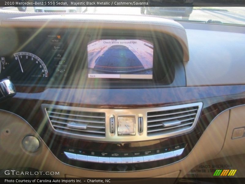 Majestic Black Metallic / Cashmere/Savanna 2010 Mercedes-Benz S 550 Sedan
