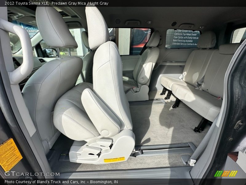 Predawn Gray Mica / Light Gray 2012 Toyota Sienna XLE