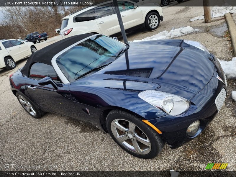 Deep Blue / Ebony 2007 Pontiac Solstice Roadster