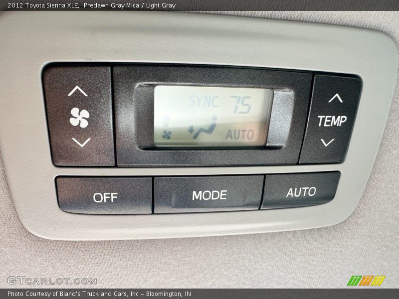 Predawn Gray Mica / Light Gray 2012 Toyota Sienna XLE