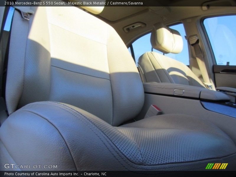 Majestic Black Metallic / Cashmere/Savanna 2010 Mercedes-Benz S 550 Sedan